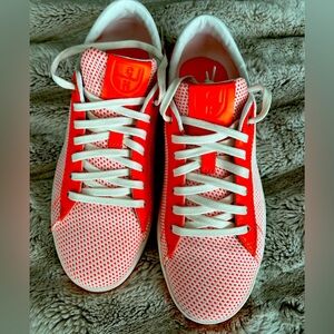 COLE HAAN Grandseries Orange and White Sneakers